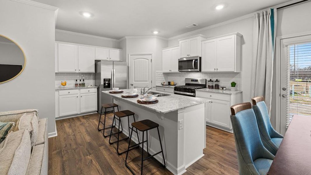 Furnished interior view inside a new home in Greyton Springs Place, Buford (Image 21).