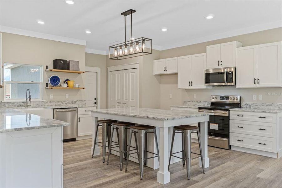 Furnished interior view inside a new home in , Umatilla (Image 32).