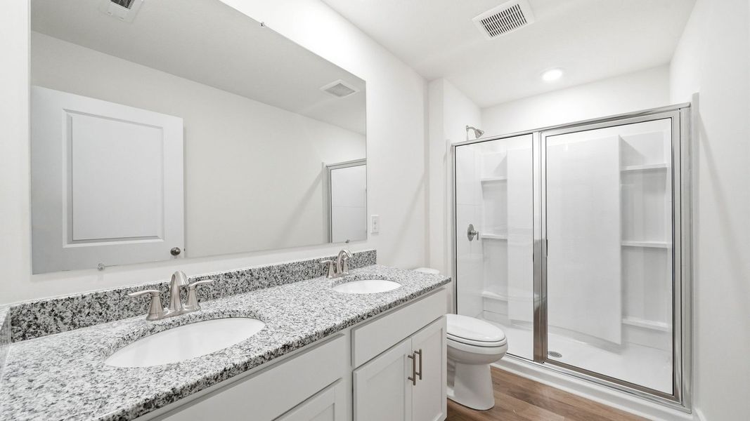 Furnished interior view inside a new home in Macon Townhomes, Seymour (Image 9). Furnished interior view inside a new home in Macon Townhomes, Seymour (Image 9).
