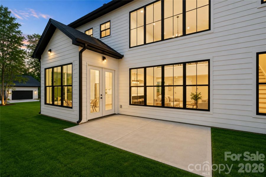 Exterior details and patio area of a home in , Clover (Image 3).