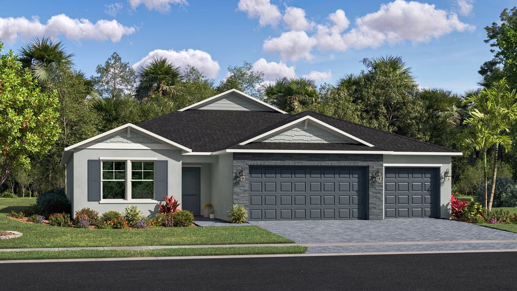 Exterior E with landscaping Exterior E with landscaping