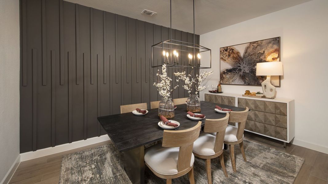 Furnished interior view inside a new home in Santa Rita Ranch - Eldorado, Liberty Hill (Image 19).