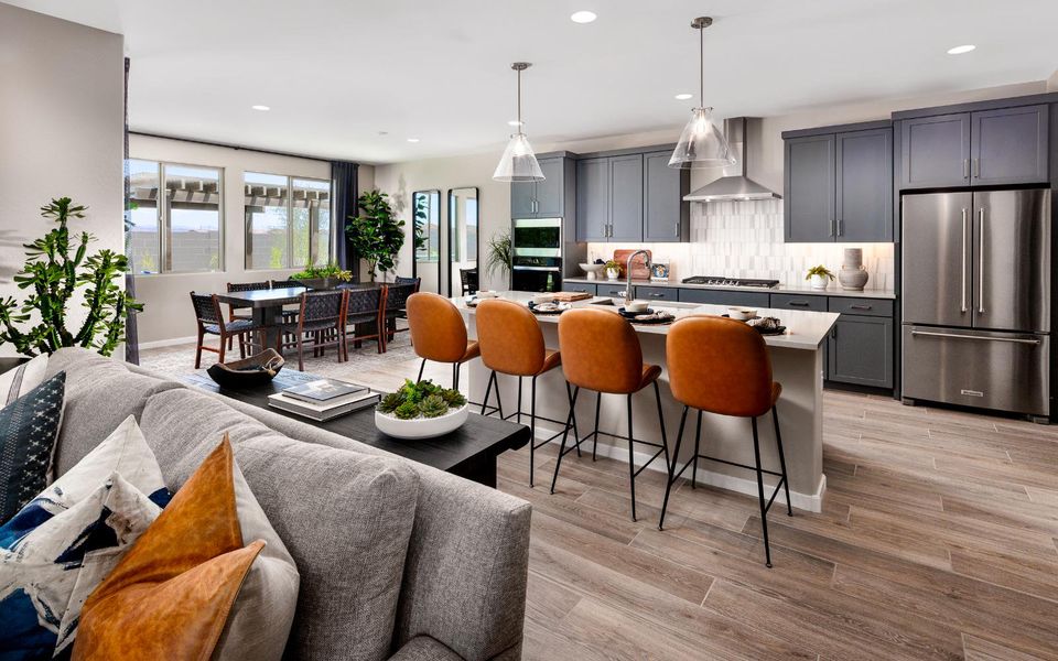 Furnished interior view inside a new home in Blossom Rock, Apache Junction (Image 7). Furnished interior view inside a new home in Blossom Rock, Apache Junction (Image 7).