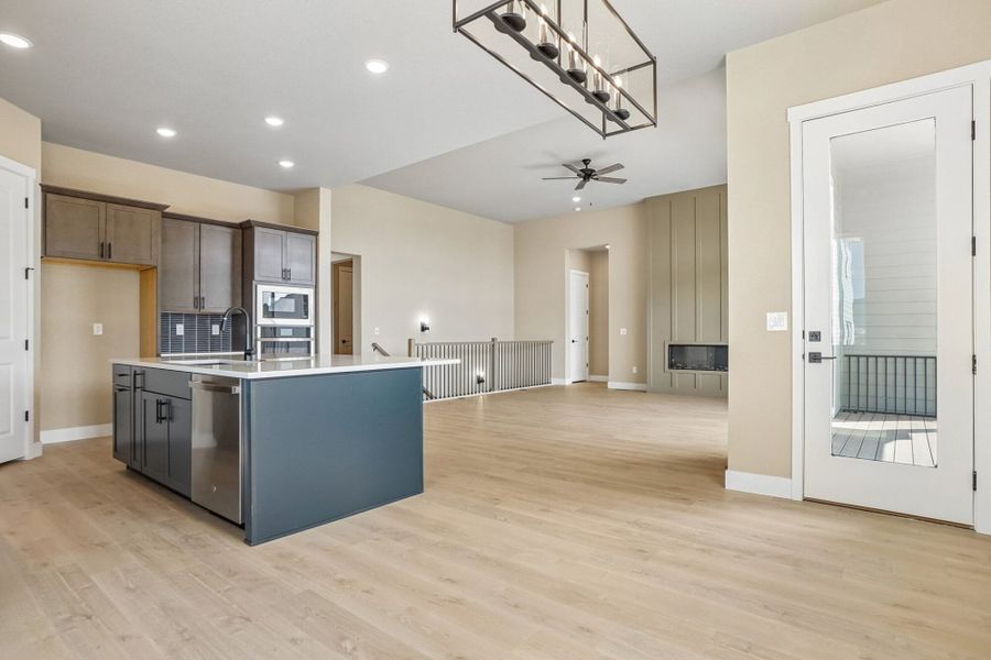 Furnished interior view inside a new home in Jackson Creek North, Monument (Image 8).
