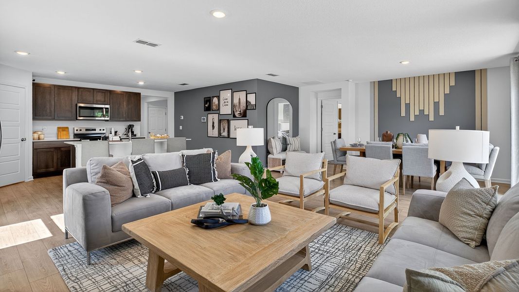 Representative furnished interior of a home built from the CALI by D.R. Horton in Copes Landing, Jacksonville (Image 13).