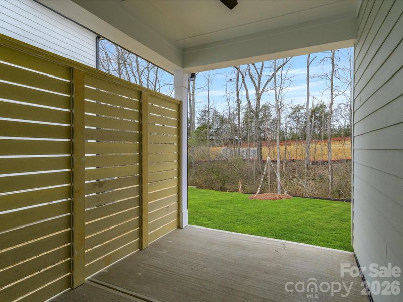 Exterior details and patio area of a home in North Creek Village, Huntersville (Image 21). Exterior details and patio area of a home in North Creek Village, Huntersville (Image 21).