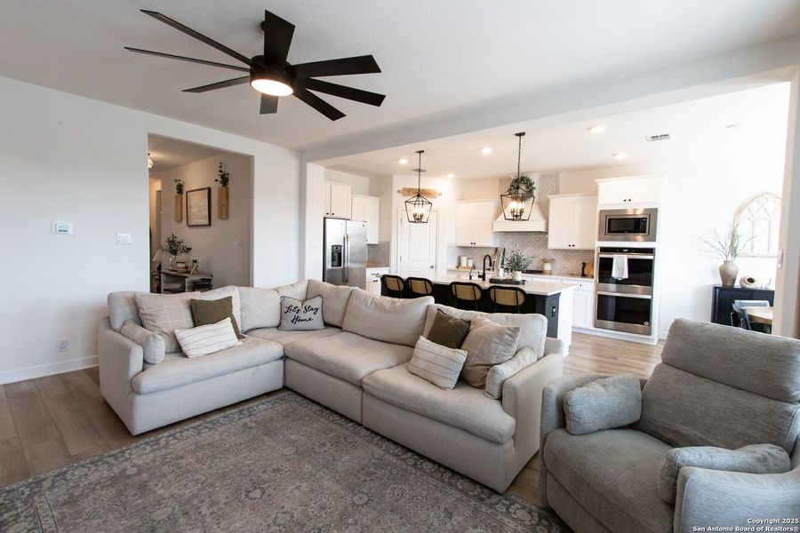 Furnished interior view inside a new home in , Spring Branch (Image 4). Furnished interior view inside a new home in , Spring Branch (Image 4).