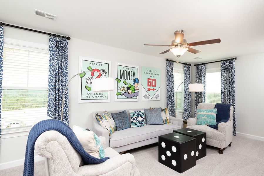 Furnished interior view inside a new home in Bluefield, Lexington (Image 12).