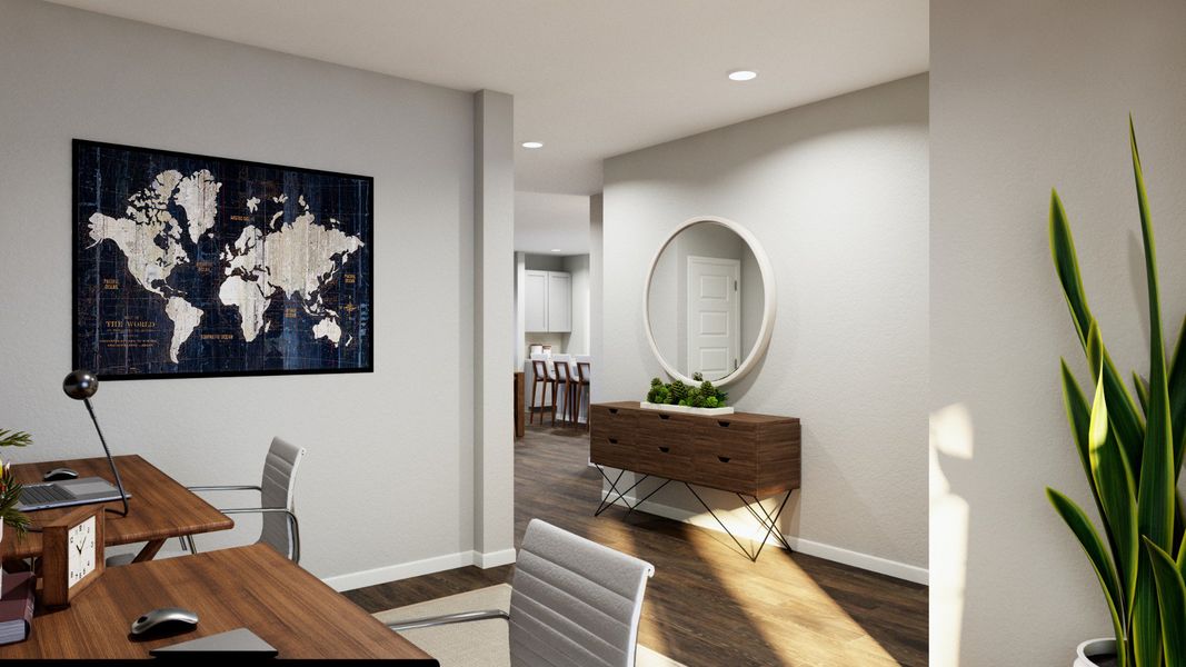 Representative furnished interior of a home built from the The Sienna - April Sound by Legend Homes in Lake Conroe Area Homes, Montgomery (Image 5).