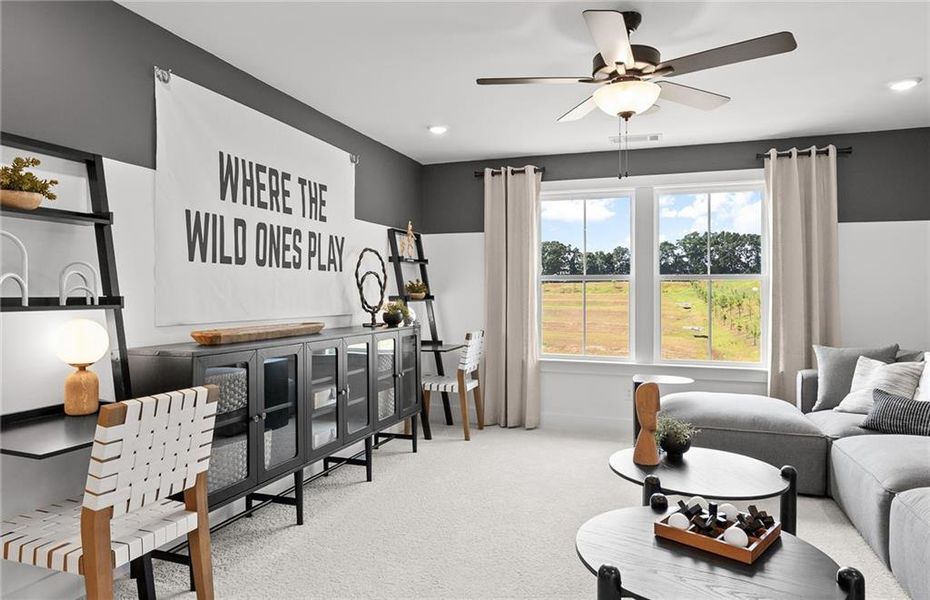 Furnished interior view inside a new home in Amherst, McDonough (Image 10).