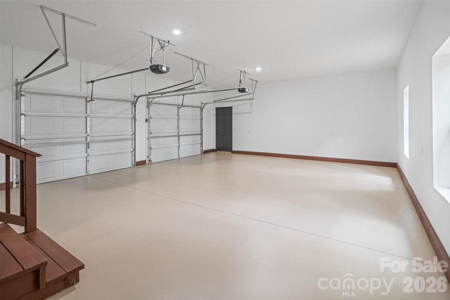 Oversized Attached Garage