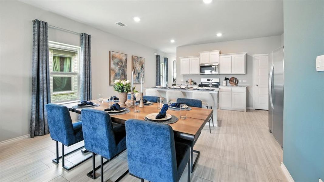 Furnished interior view inside a new home in Monarch at the Meadows, Ponder (Image 23).