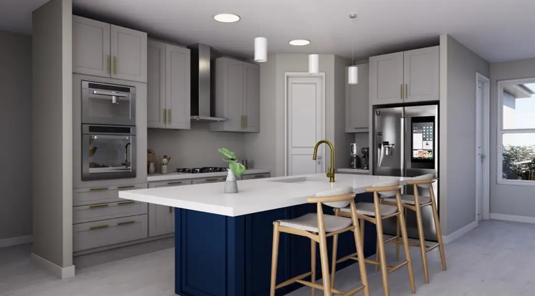 Furnished interior view inside a new home in , Ocala (Image 9).