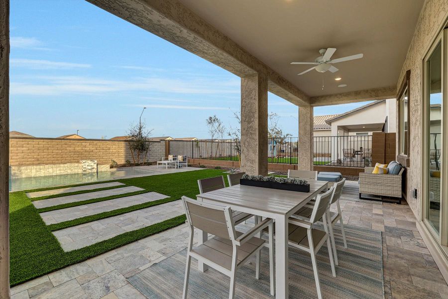 Representative furnished interior of a home built from the Lagoon by Mattamy Homes in Tyler Ranch, Buckeye (Image 43).
