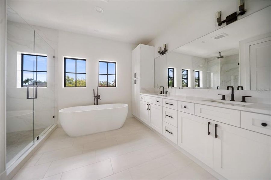 Furnished interior view inside a new home in , Longboat Key (Image 19). Furnished interior view inside a new home in , Longboat Key (Image 19).