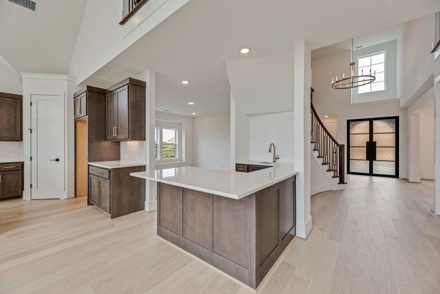 Furnished interior view inside a new home in Park Place, Prosper (Image 5).