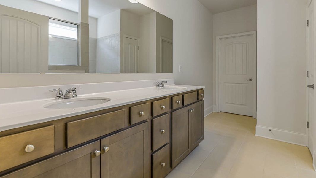 Representative furnished interior of a home built from the ACADIA by D.R. Horton in Hamptons at Riverwood South, Dallas (Image 20).