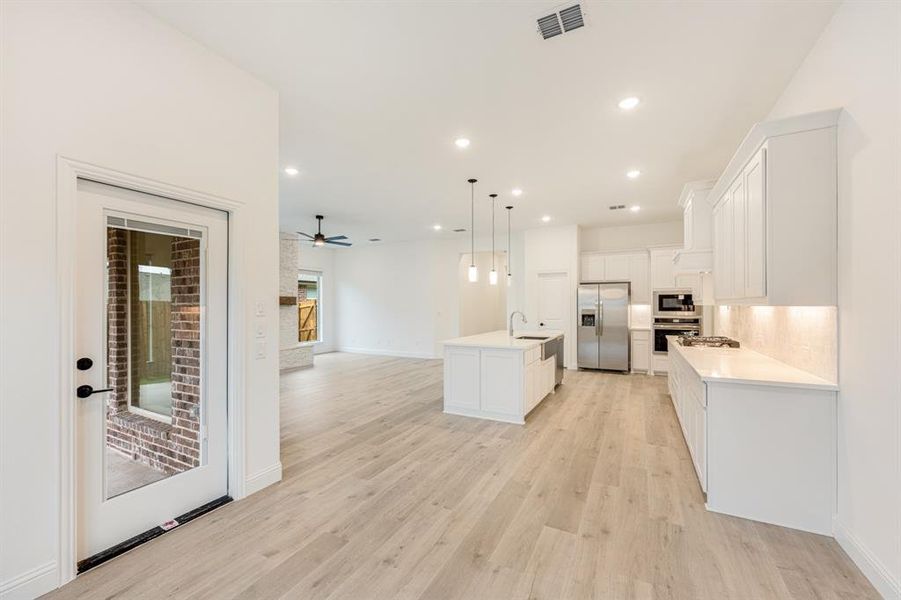 Furnished interior view inside a new home in West Crossing, Anna (Image 13). Furnished interior view inside a new home in West Crossing, Anna (Image 13).