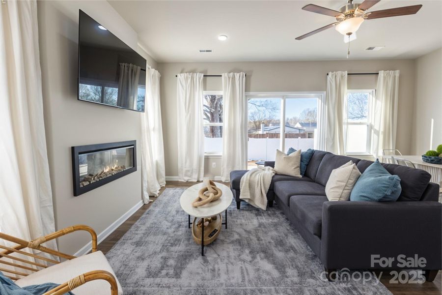 Furnished interior view inside a new home in , Charlotte (Image 9).