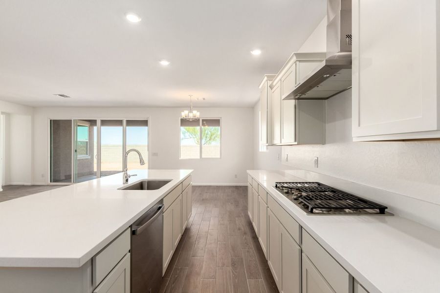 2D floor plan layout of this home in The Views at Rancho Cabrillo, Peoria, AZ (Image 31).