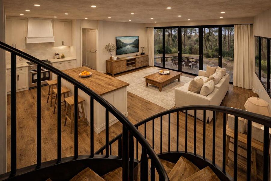 Furnished interior view inside a new home in , Georgetown (Image 4).