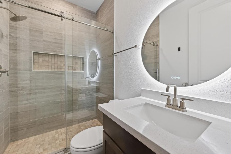 Furnished interior view inside a new home in Avalon at Cypress, Cypress (Image 13).