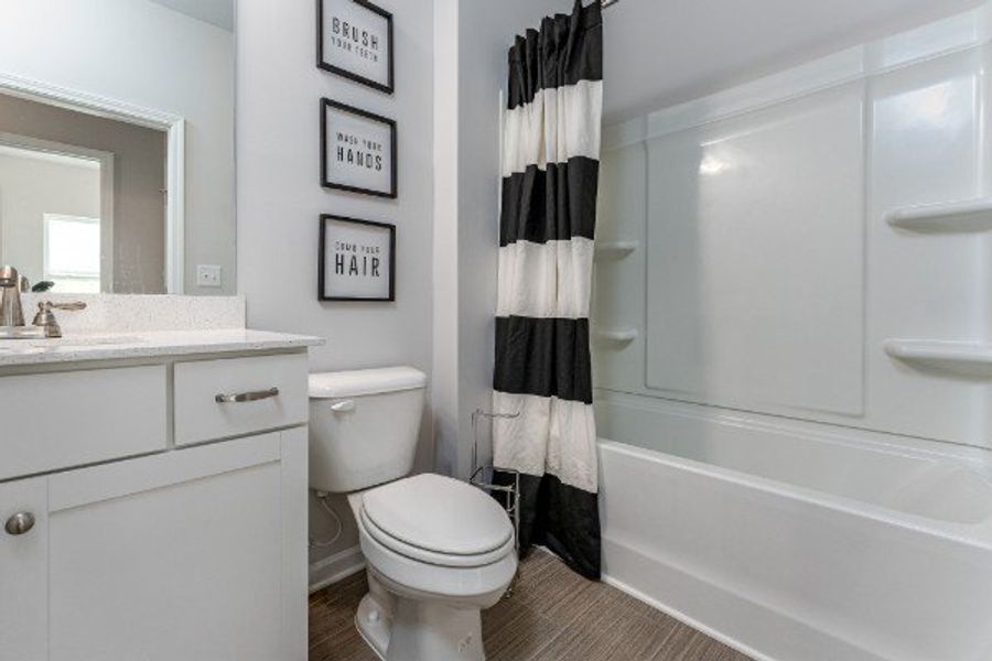 Furnished interior view inside a new home in Cantigny Park, Clarksville (Image 8). Furnished interior view inside a new home in Cantigny Park, Clarksville (Image 8).