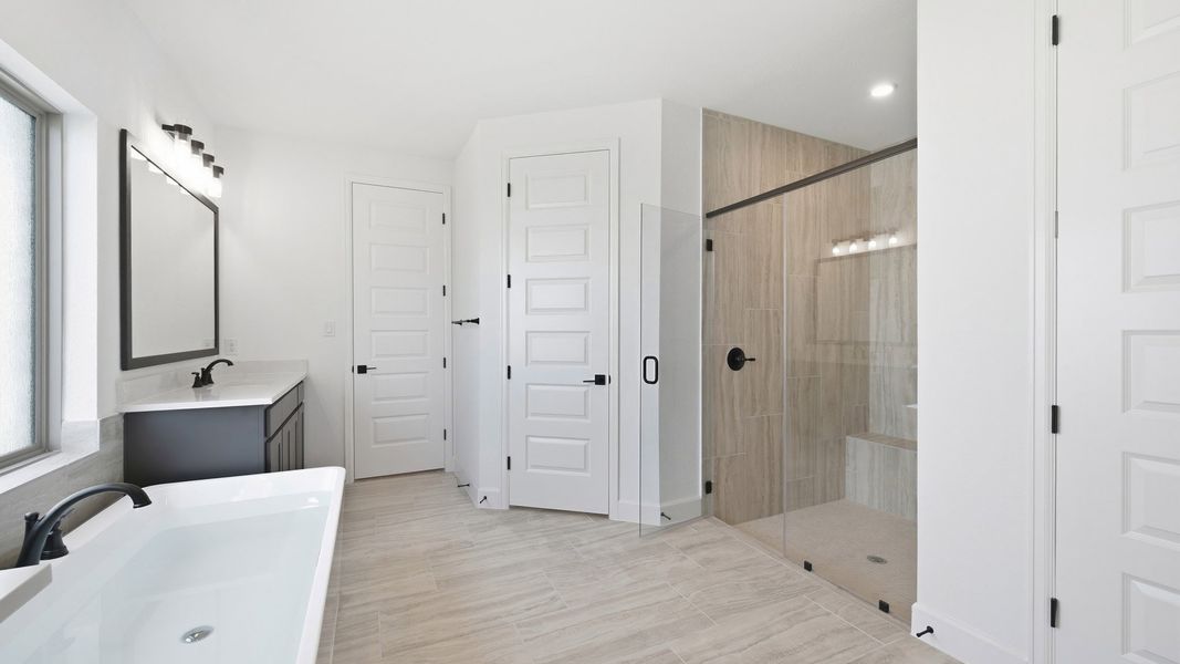 Furnished interior view inside a new home in Landmark, Denton (Image 15).