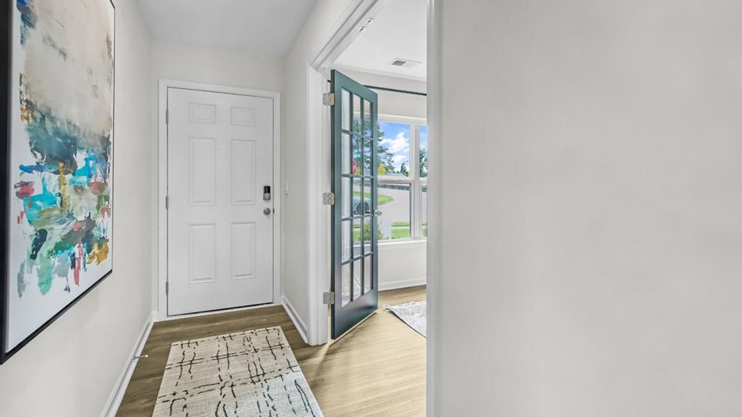 Spacious, unfurnished interior of a new home in Lawson Glen, Clayton (Image 21). Spacious, unfurnished interior of a new home in Lawson Glen, Clayton (Image 21).