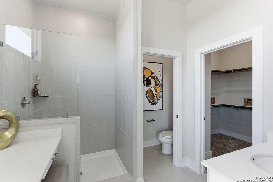 Furnished interior view inside a new home in Rose Hill, San Antonio (Image 4).