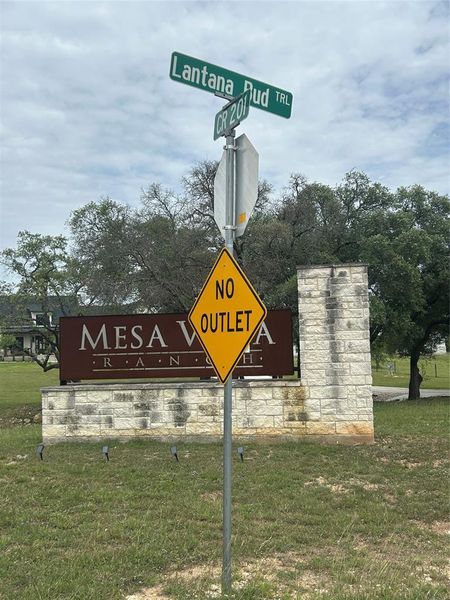 Community entrance Community entrance