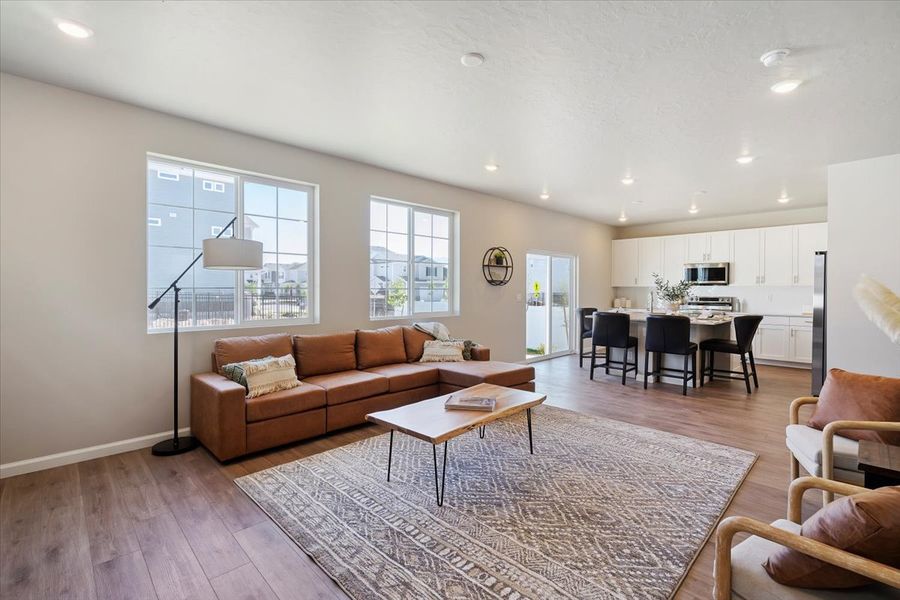 Furnished interior view inside a new home in Bradley Heights, Colorado Springs (Image 6).