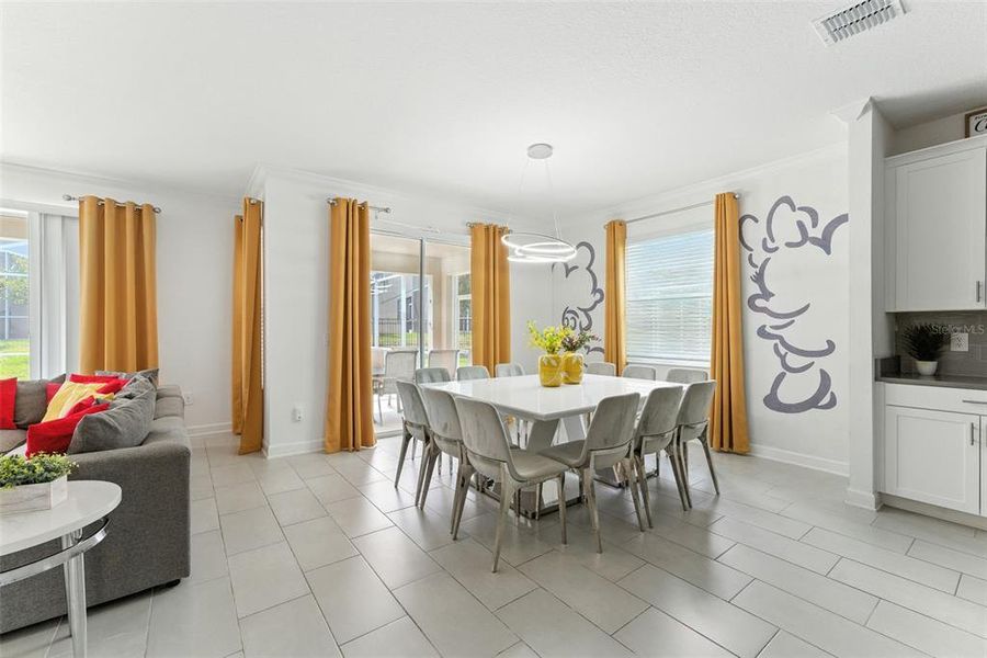 Furnished interior view inside a new home in , Davenport (Image 13).