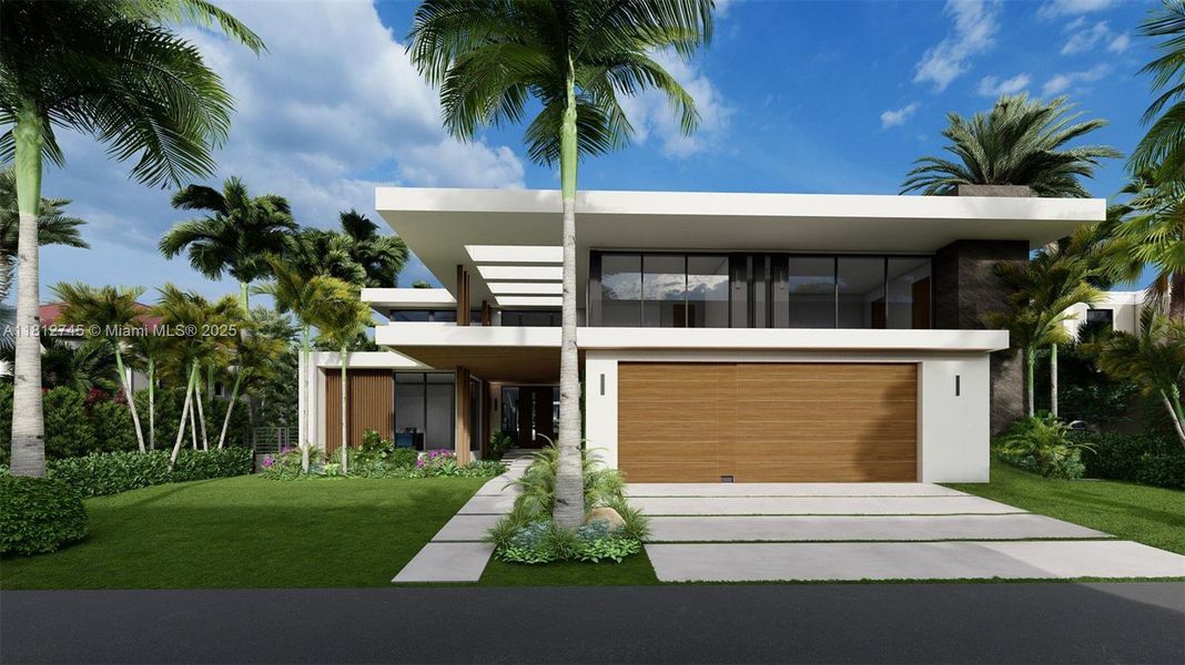 Front exterior of a new home in , Fort Lauderdale, FL, highlighting curb appeal (Image 4).