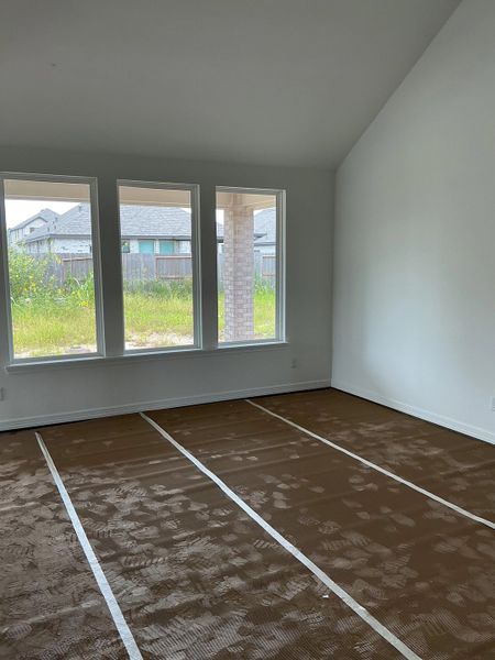 Construction progress- Gathering room Construction progress- Gathering room