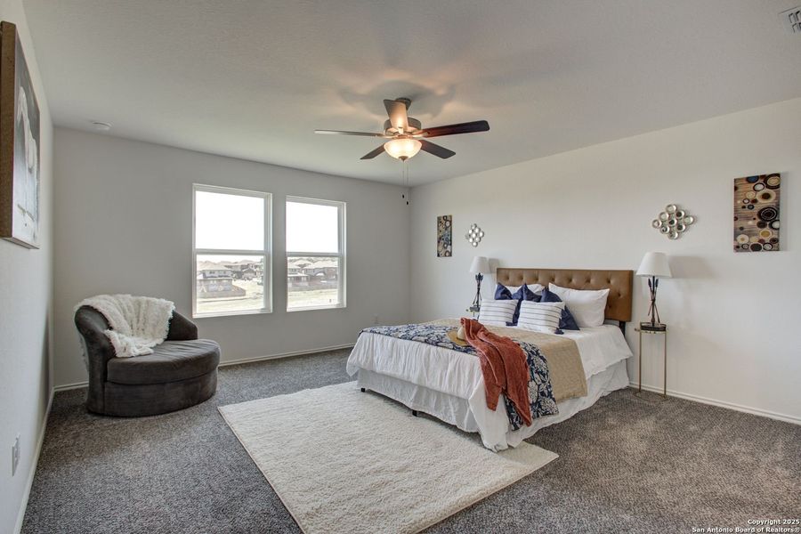 Furnished interior view inside a new home in Comanche Ridge, San Antonio (Image 61).