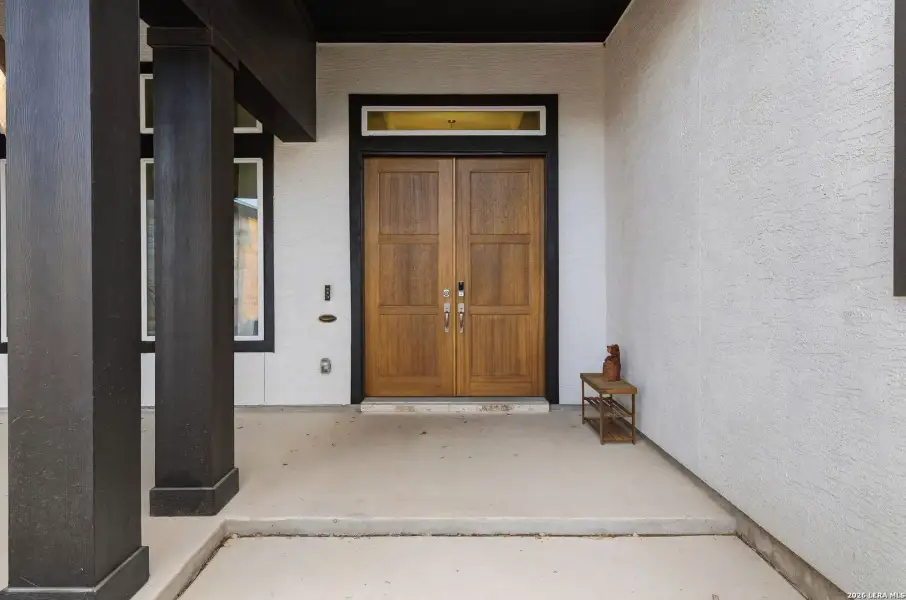 Exterior details and patio area of a home in , Castroville (Image 25).