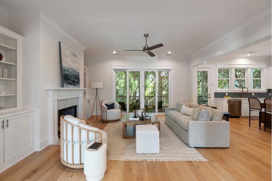 Furnished interior view inside a new home in , Isle Of Palms (Image 17). Furnished interior view inside a new home in , Isle Of Palms (Image 17).