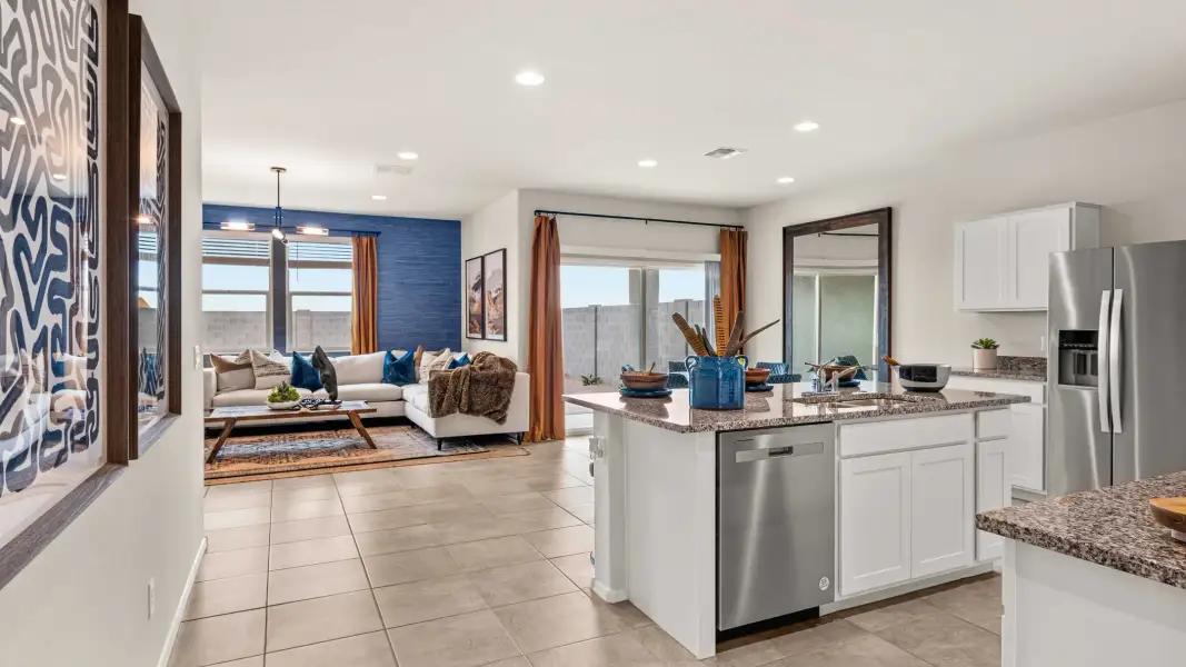 Furnished interior view inside a new home in Sorrento, Maricopa (Image 6).