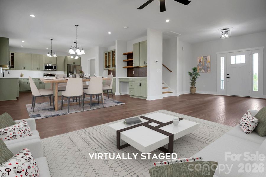 Furnished interior view inside a new home in , Shelby (Image 12).