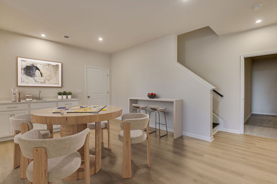 Basement available on select homesites