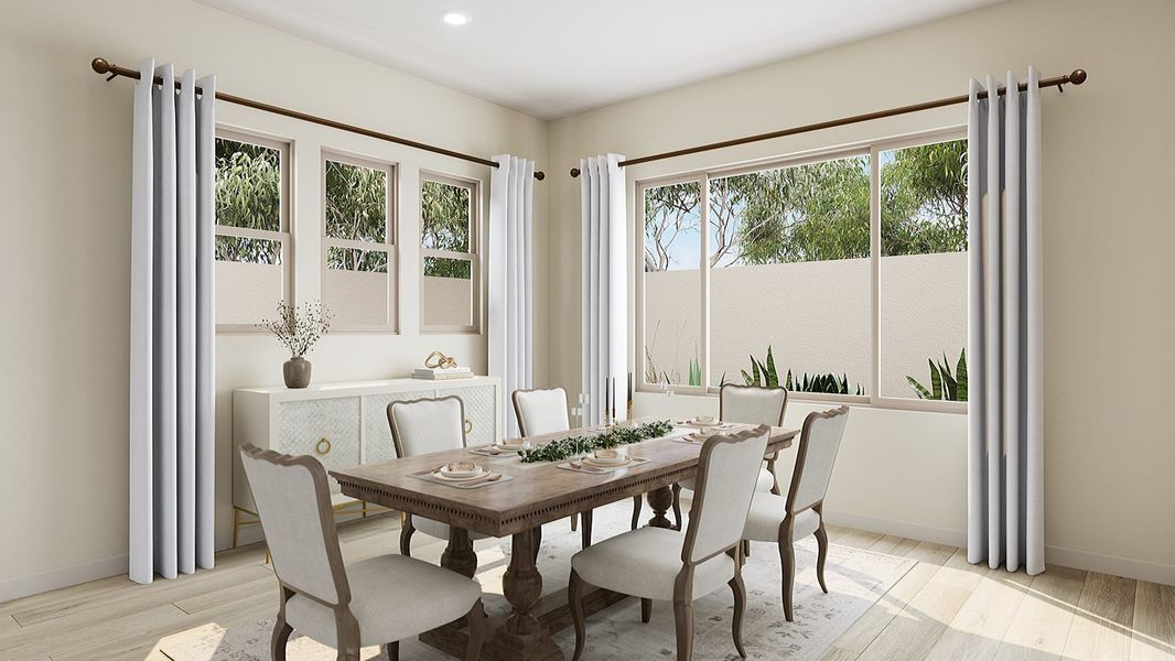 Representative furnished interior of a home built from the Verde Plan 5510 by Tri Pointe Homes in Blossom Rock, Apache Junction (Image 6).