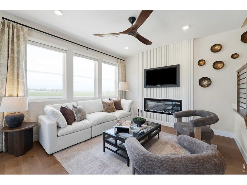 Furnished interior view inside a new home in , Fort Collins (Image 31).