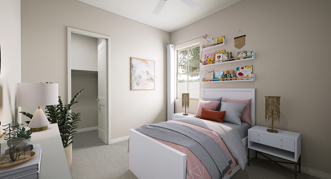 Representative furnished interior of a home built from the Calderwood Plan 4504 by Tri Pointe Homes in Waterston Central, Gilbert (Image 9).