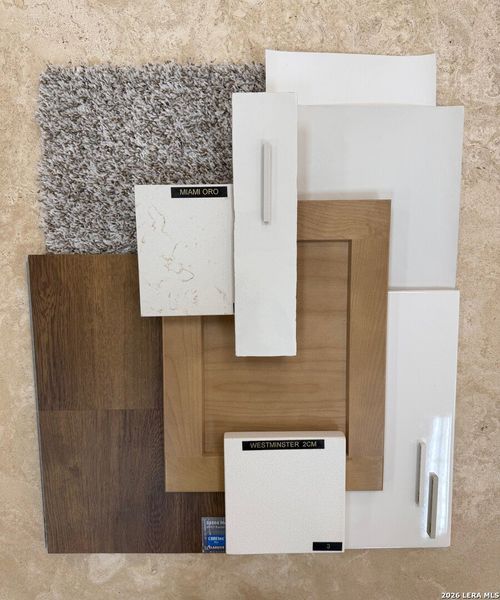 Sample of building materials used in homes in Red Hawk Landing, San Antonio (Image 16). Sample of building materials used in homes in Red Hawk Landing, San Antonio (Image 16).