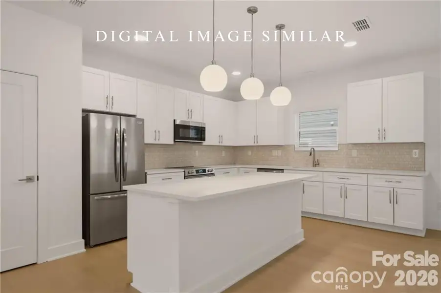 Furnished interior view inside a new home in , Charlotte (Image 14).