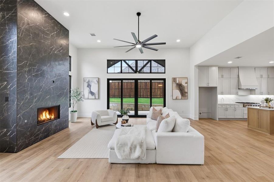 Furnished interior view inside a new home in , Fort Worth (Image 10).