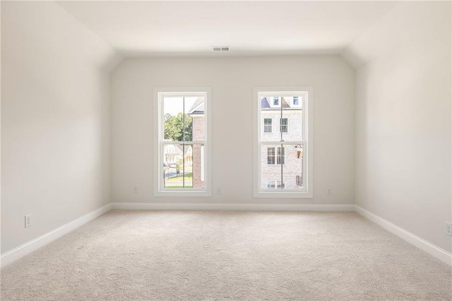 Spacious, unfurnished interior of a new home in Evanshire Single Family, Duluth (Image 21). Spacious, unfurnished interior of a new home in Evanshire Single Family, Duluth (Image 21).