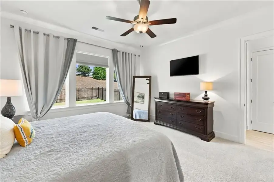 Furnished interior view inside a new home in The Retreat at Sterling on the Lake 48', Flowery Branch (Image 16).
