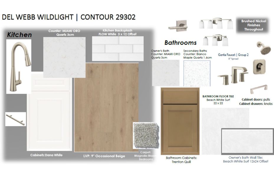 Sample of building materials used in homes in Del Webb Wildlight, Yulee (Image 14).